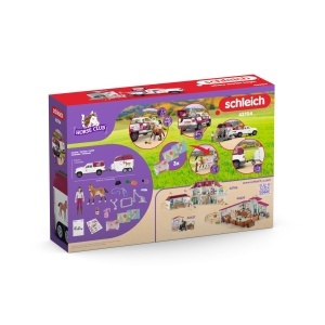 Set de Joaca Schleich - Veterinar Mobil cu Remorca, 90 Piese - Img 9