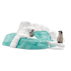 Set de Joaca Schleich WILD Life Pinguin-Familienspa 42661, 14 Piese, 3 Kaiserpinguini - Img 4