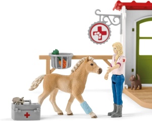 Set de Joaca Veterinar Schleich Farm World 42502 cu 43 Piese - Img 9