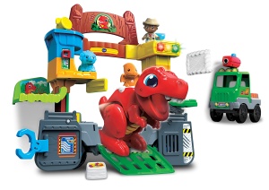 Set de joaca VTech Baby 2-in-1 Dinoforscher-Station cu muzica si figurine - Img 2