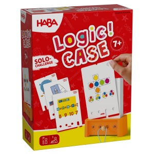 Set de Joc Logic HABA Logic CASE Starter Set 7 77 Sarcini, Joc de Calatorie, Autoevaluare