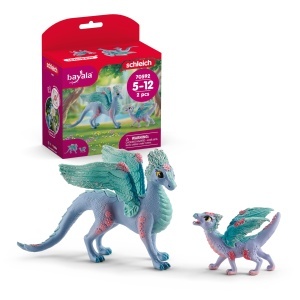 Set de Joc Schleich BAYALA Blutendrache si Babydrache 70592 2 piese, culori vibrante - Img 1