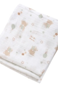 Set de lenjerie pentru bebelusi Chicco - 3 cearsafuri din bumbac, usor de spalat - Img 4