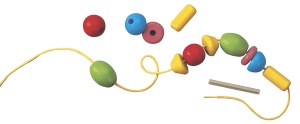 Set de margele HABA 1970 Bambini, joc creativ pentru dezvoltarea motricitatii - Img 4
