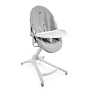 Set de masa 4 in 1 Chicco Baby Hug | Numai (tava pentru scaun inalt + husa din panza Terry)