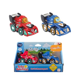 Set de masini de curse VTech Tut Tut Baby Flitzer - 2 interactiv