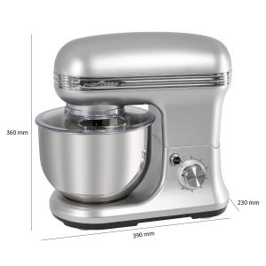 Set de masini de framantat ProfiCook(r) | Masina de framantat si cantare | Cutii de viteze speciale | 5 litri | 8 niveluri de viteza | 1200 wati | Domeniu de masurare de pana la 5000 g (in pasi de 1 g) | Otel inoxidabil | PC-KM 1222 W - Img 7