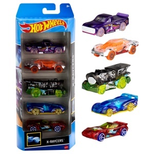 Set de Masini Hot Wheels, 5 Vehicule, Scara 164, Detalii Realiste - Img 2