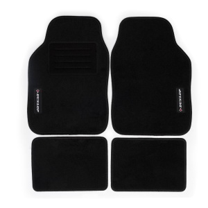 Set de mochete auto Dunlop Universal 4 piese negru pentru diverse marci auto