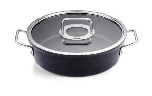 Set de Oale Fissler Adamant, 3 piese, antiaderente, cu capac din sticla, inductie - Img 3
