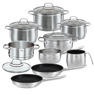 Set de Oale ROSLE ELEGANCE GLOBE din Inox 1810, 10 piese, cu Antiaderent