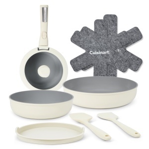 Set de Oale si Tigai Cuisinart ClickSmart 10 piese, Antiaderent, Inductie
