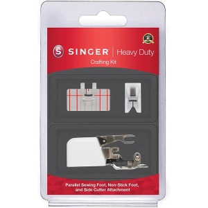 Set de picioruse pentru masina de cusut Singer, inclusiv picior de taiere, picior paralel si picior antiaderent