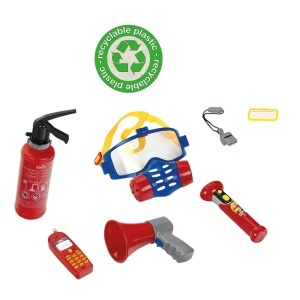 Set de Pompieri Otto-Simon 8950-TK, 7 piese, cu extinctor si lanterna - Img 6