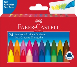 Set de scoala Faber-Castell cu creioane cerate si markere cu doua varfuri - Img 2