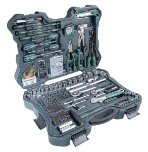 Set de scule si chei Bruder Mannesmann M29088 303 piese crom-vanadiu in geanta de transport