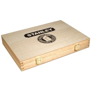 Set de Stechbeitel Stanley Bailey 5 piese, 6-25 mm, otel dur, cutie lemn - Img 3