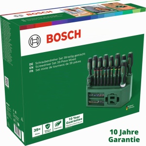 Set de surubelnite Bosch Mixed, 39 piese, ergonomice, cu maner moale - Img 6