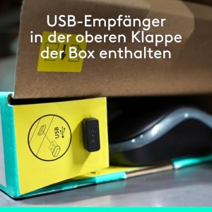 Set de tastatura si mouse wireless Logitech MK295 cu tehnologie SilentTouch, taste de comanda rapida, ghidare optica, receptor nano USB, conexiune wireless fara intarziere, aspect QWERTZ - Grafit, PC - Img 10