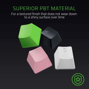Set de Tastaturi Razer PBT - Upgrade Tastenkappen pentru Tastaturi Mecanic si Optic, QuartzRoz - Img 2