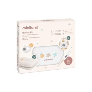 Set de termometre pentru bebelusi Miniland Thermokit Valencia, 3 termometre, etui practic - Img 5