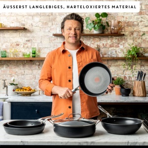 Set de tigai Jamie Oliver by Tefal, 5 piese, inductie, antiaderente, negru - Img 8