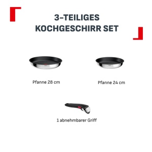 Set de tigai Tefal Ingenio Comfort Max, 3 piese, inox, antiaderent, design compact - Img 8