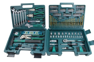 Set de unelte Bruder Mannesmann 176 piese M29086 otel crom-vanadiu cu geanta robusta