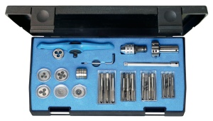 Set de unelte pentru filete Gedore 8553, pentru filete M3-M6, sistem cu ratchet - Img 1