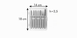 Set de unelte pentru sculptat Tescoma PRESTO, 3 piese, cu maner ergonomic - Img 6