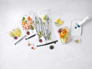Set de vacuumare alimente ZWILLING Fresh Save, 7 piese, pompa wireless, recipiente sticla, pungi reutilizabile - Img 8