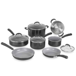 Set de Vase Cuisinart Ceramica XT 11 Piese, Antiaderente, Capacitate Diverse