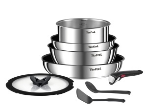 Set de vase Tefal Ingenio Emotion L8979804 8 piese otel inoxidabil invelis antiaderent