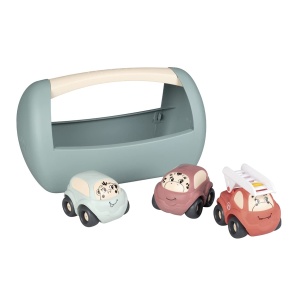 Set de Vehicule pentru Copii Smoby Little Set 3 Piese, Culoare Verde, Ab 12 Luni