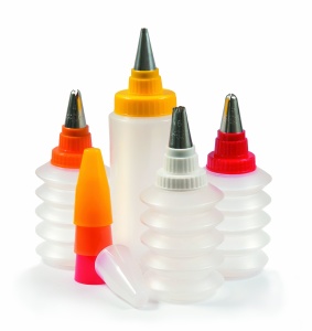 Set decorare prajituri si cupcakes Ibili Dekofuller 12 piese multicolor plastic