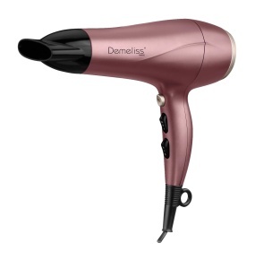 Set Demeliss Saint Algue - Uscator de par si placa de indreptat, culoare Cherry - Img 2