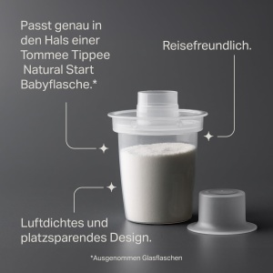 Set dozatoare lapte praf Tommee Tippee 6 bucati design compact ideal pentru calatorii - Img 4