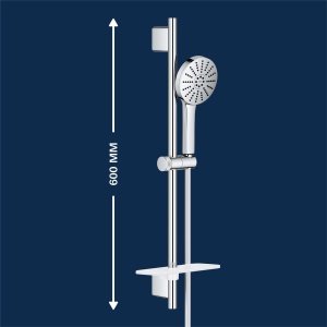 Set dus GROHE Vitalio Joy 120, 3 moduri de jet, crom, 6 lmin - Img 6