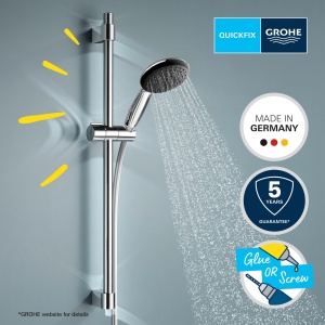 Set dus GROHE Vitalio Start 110, 1 jet, crom, 600mm - Img 2