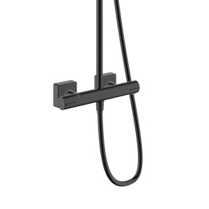 Set dus hansgrohe Vernis Shape, termostat, 230x170 mm, mat negru - Img 5