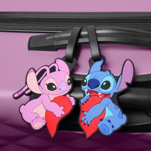 Set etichete bagaje Disney Lilo si Stitch, 2 piese, culori albastre, roz si rosu - Img 6
