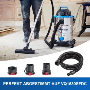 Set extensie pentru aspirator Vacmaster 35 mm, 2,5 m, tub EVA flexibil - Img 3