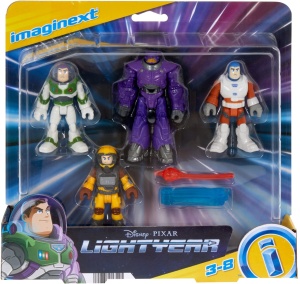 Set Figurine Imaginext Fisher-Price HGT28 cu 4 personaje mobile pentru copii 3-8 ani - Img 6
