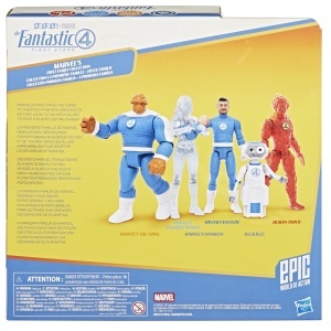 Set Figurine Marvel Fantastic Four cu 6 Figuri, Mister Fantastic, Invisible Woman, Human Torch, The Thing - Img 5