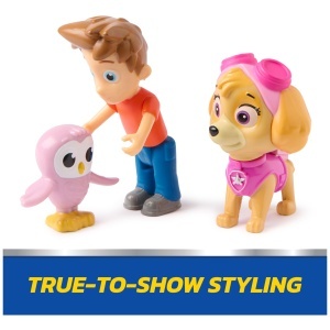 Set Figurine Paw Patrol Skye si Alex Porter cu Lil Hootie, Jucarie pentru Copii - Img 6