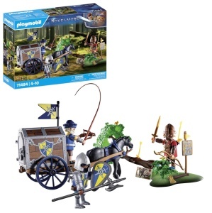 Set Figurine PLAYMOBIL Novelmore 71484 Transport cu Aur, pentru copii de la 4 ani