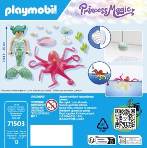 Set Figurine PLAYMOBIL Princess Magic 71503, cu caracatita colorata, pentru copii de la 4 ani - Img 4