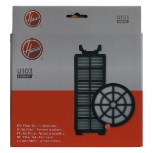 Set filtre aspirator Hoover U103, anti-miros, filtrare extra, compatibil H-POWER 300 - Img 4