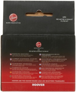 Set filtre pre-motor Hoover U93, compatibil cu H-Free 200 HF18GHI, HFC324GI, accesorii originale - Img 4