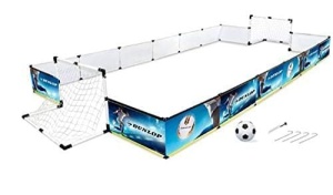 Set Fotbal Dunlop - Teren Inghetat cu 2 Porti, Minge si Pompa - 426 x 235 cm - Img 2